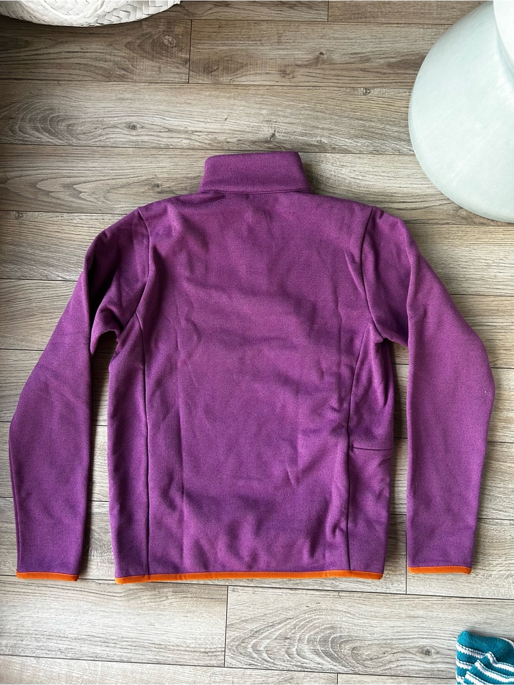 cotopaxi Purple Fleece Half-Zip Pullover with Orange Trim - Picture 3 of 3
